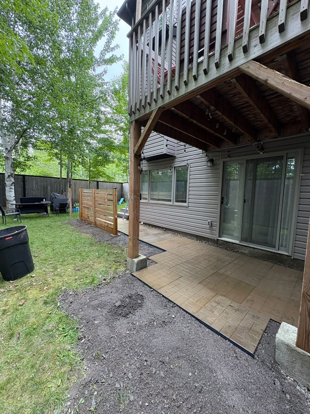 Custom interlock patio, Ottawa
