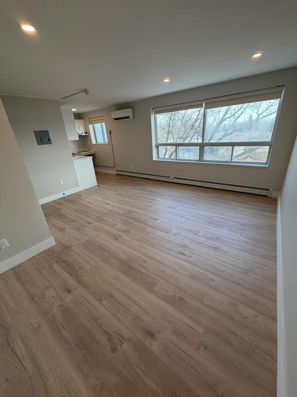 Luxury vinyl plank flooring installation